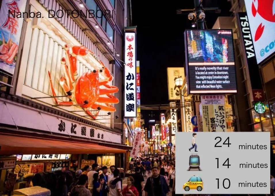 大阪市なんば中心の宿 Japan